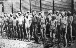 Prisoners of the Mauthausen concentration camp. Prisoners of the Mauthausen concentration camp.