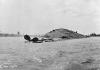 USS Oklahoma after Pearl Harbor attack.