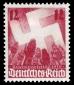 Nazi propaganda stamp: 8th Reichsparteitag in Nuremberg.