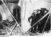 Mussolini visits Hitler at Wolf's Lair after the assassination attempt on Hitler.
