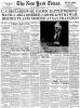 Frontpage of "The New York Times" on the U.S. declaration of war on Japan.