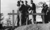 A German film crew at Theresienstadt during filming of a propaganda film, "Der Fuehrer Schenkt den Juden eine Stadt" ("The Fuehrer gives the Jews a town").