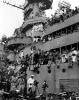 Missouri filled with spectators for the signing of the instrument of surrender.