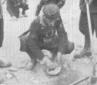 Engineering troops from the italian army dismantling a mine.