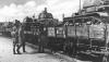 Renault R35 tanks being transported by train.