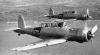 British Blackburn Skua aircraft of 803 Squadron Fleet Air Arm in flight.