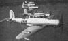British Blackburn Skua aircraft of 803 Squadron Fleet Air Arm in flight.