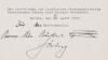 Decree for the creation of the Gestapo with the signature of Adolf Hitler erased and replaced by Goering's signature.
