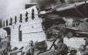 Japanese troops reaching the destroyed North Station in downtown Shanghai.