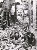 Japanese naval infantry of the Shanghai Special Landing Force fighting in streets near Sanyili, Chapei near Shanghai.