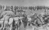 Japanese troops landing at Jinshanwei on the coast of Hangzhou Bay near Shanghai.