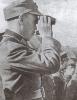 Chiang Kai-shek in the frontlines to raise the morale of his troops.