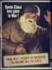 Santa Claus Has Gone To War poster.