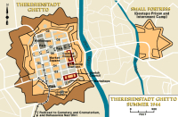 Theresienstadt concentration camp map.