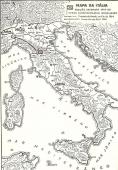 Map of the Brazilian Campaign Monte Castello in Italy.