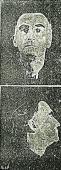 Grainy MI5 file photographs of radio operator Gastão de Freitas Ferraz, the arrested portuguese spy.