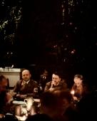 Scene from a Christmas party attended by Adolf Hitler and other Nazis.