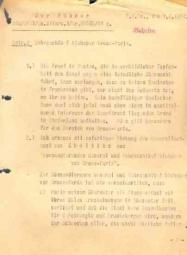 Letter (29,7x21cm) written by Adolf Hitler for the general von Choltitz (responsible for the Paris metropolitan area).
