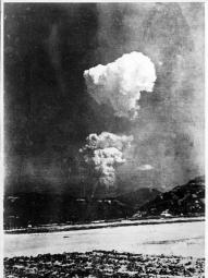 Rare photo of the Hiroshima bomb found in the archives of a Japanese Elementary School.