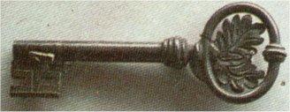 Key of the fearful concentration camp of Buchenwald.