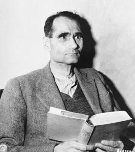 Rudolf Hess in Spandau prison.