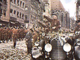 Adolf Hitler parade.