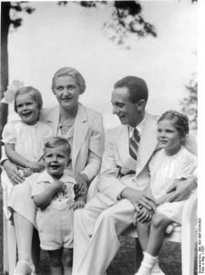 Goebbels family portrait.