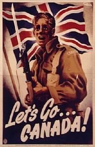 Propaganda poster in Canada.
