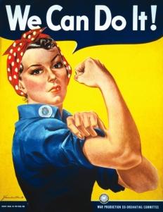 US propaganda poster (by J. Howard Miller).