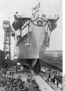 Launching ceremony of the aircraft carrier Graf Zeppelin