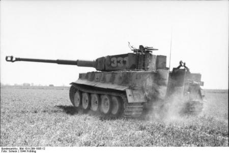 Tiger I tank of the 1st SS-Pz. Corps "Leibstandarte Adolf Hitler".