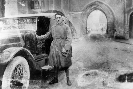 Adolf Hitler, age 35, on his release from Landsberg Prison.