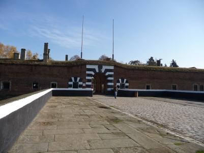 Entrance of the Theresienstadt Small Fortress.