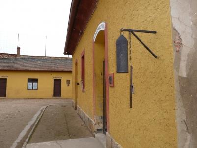 Theresienstadt Small Fortress courtyard for prisoners reception.