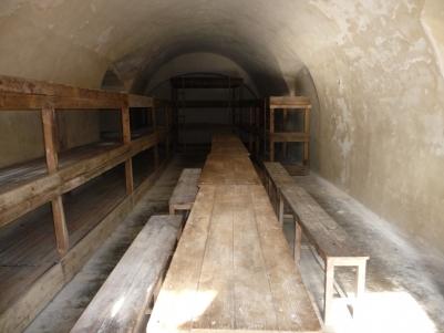 Community Cell inside the walls of the fortifications in a yard of the Small Fortress in Theresienstadt.