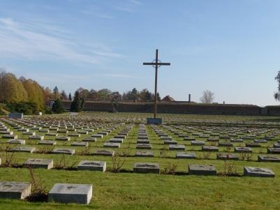 Cemetery in front of the Theresienstadt Small Fortress.