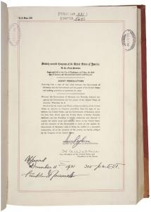 Joint Resolution of December 12, 1941, Public Law 77-331, 55 STAT 796, which declared war on Germany.