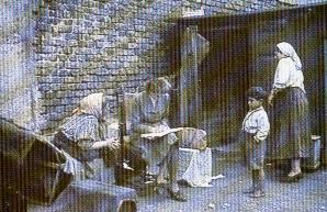 Racial exam on gypsies.