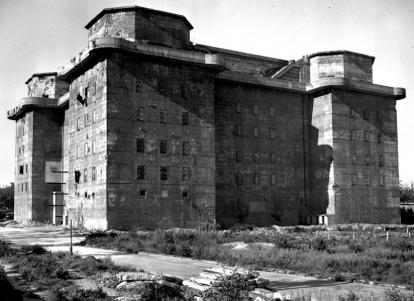 Flak Tower after the end of the war.