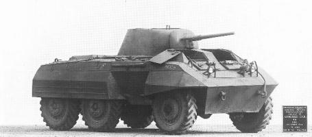 M8 Greyhound T22E1 prototype multiple gun motor carriage.
