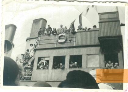 Return of Danish Jews that had been rescued to Sweden.