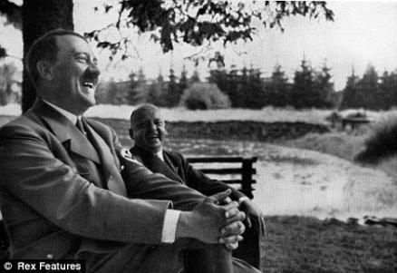 Adolf Hitler cracking a jokes (according to his bodyguard).