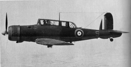 Blackburn Skua aircraft of 759 Squadron of the British Fleet Air Arm.