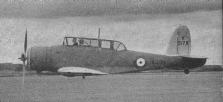 Prototype Blackburn Skua Mk I aircraft in flight.