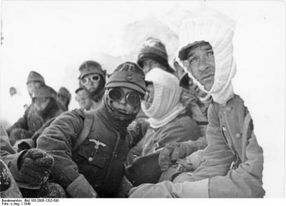 German mountain troops.